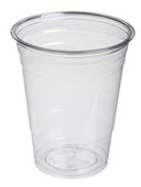 HARVEYS COLD PLASTIC CUP RECYCLABLE PET CLEAR 10 OZ 50 PER PACK