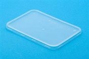 PP FLAT LIDS FOR RECTANGULAR CONTAINERS 175 X 120MM PACK  50