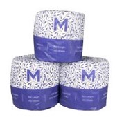 WRAPPED TOILET TISSUE BOXED WHITE 2 PLY 400 SHEETS FSC MIX BOX OF 48 ROLLS MPH